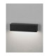 Allure Outdoor Wall Down Lamp Sandy Black LED 8W 502lm IP65 3000K-6