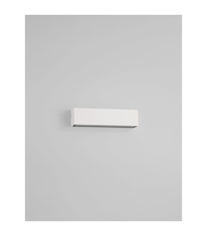 Allure Outdoor Wall Down Lamp Sandy White LED 8W 502lm IP65 3000K-3