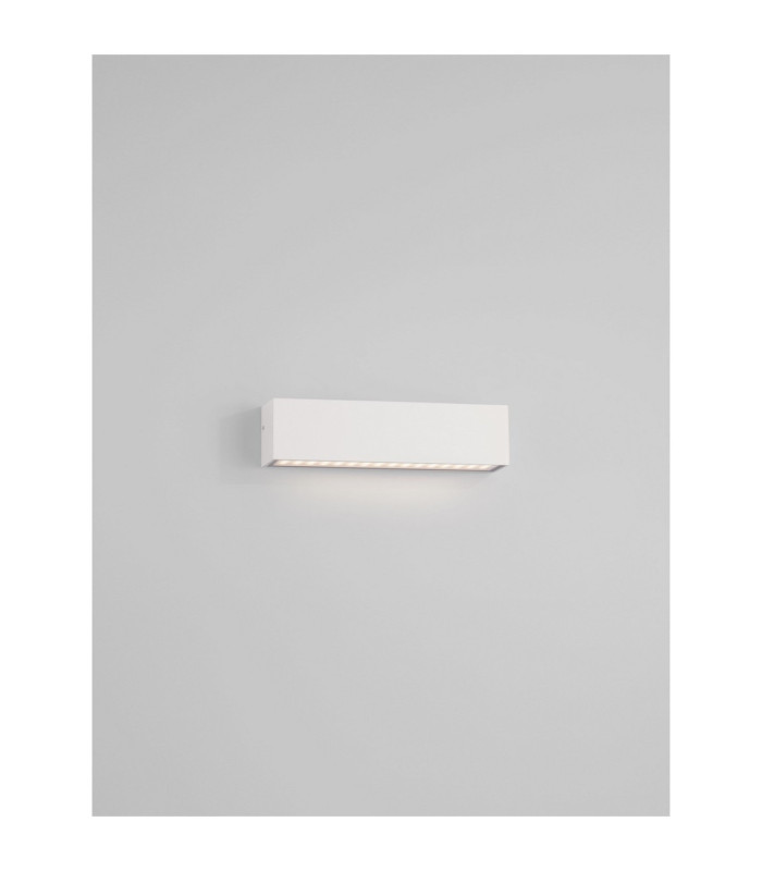 Allure Outdoor Wall Down Lamp Sandy White LED 8W 502lm IP65 3000K-4