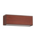 Brown Outdoor Wall Down Lamp Corten LED 2W 82lm 3000K IP65 Solar PIR Sensor-1
