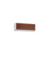 Brown Outdoor Wall Down Lamp Sandy White LED 2W 82lm 3000K IP65 Solar PIR Sensor-1