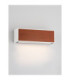 Brown Outdoor Wall Down Lamp Sandy White LED 2W 82lm 3000K IP65 Solar PIR Sensor-4