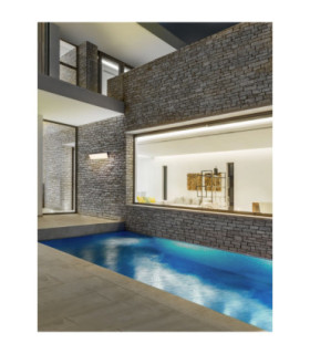 Keen Outdoor Wall Down Lamp Dark Anthracite LED 41W 2768lm IP65 3000K-2