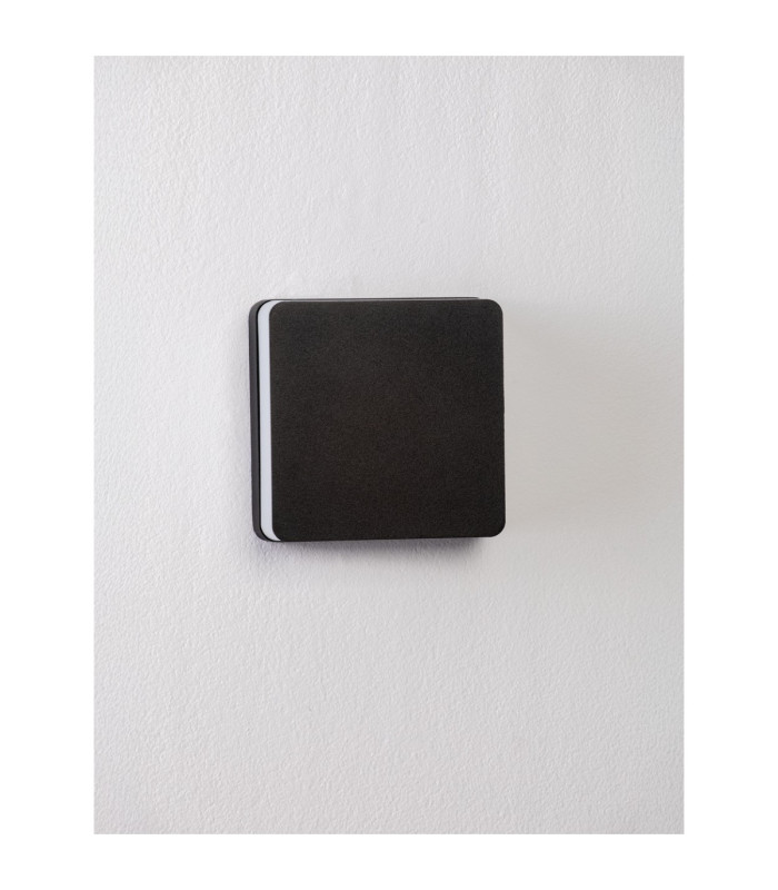 Oono Square Outdoor Modern Wall Lamp Dark Anthracite LED 11W 270lm IP65 3000K-3
