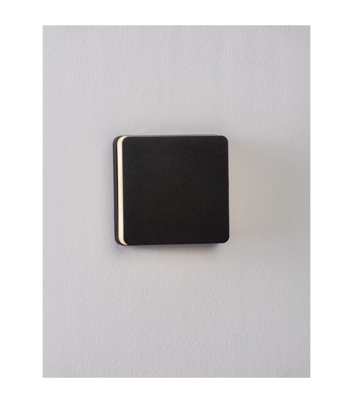 Oono Square Outdoor Modern Wall Lamp Dark Anthracite LED 11W 270lm IP65 3000K-4