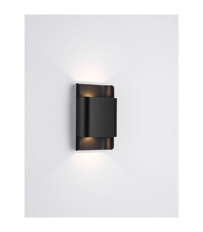 Polly Outdoor Up Down Wall Lamp Sandy Black LED 10W 608lm 3000K IP54-4