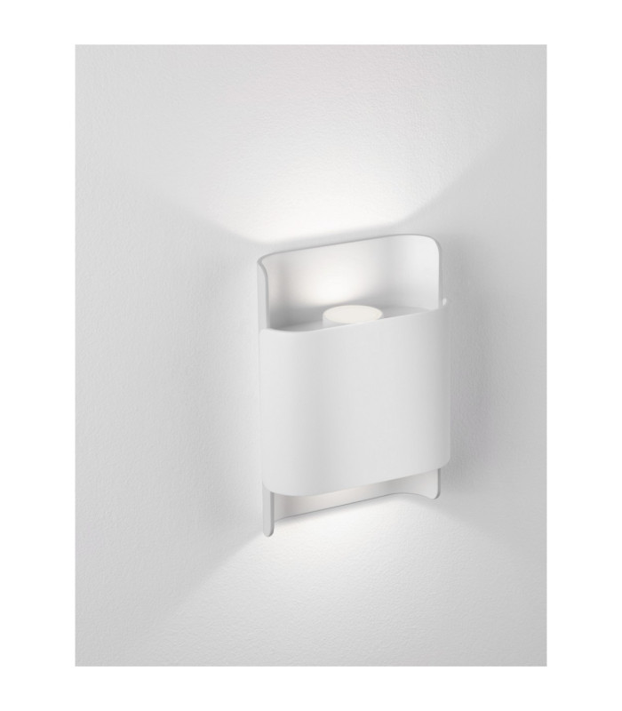 Polly Outdoor Up Down Wall Lamp Sandy White LED 10W 608lm 3000K IP54-6