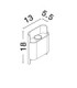 Polly Outdoor Up Down Wall Lamp Sandy White LED 10W 608lm 3000K IP54-7