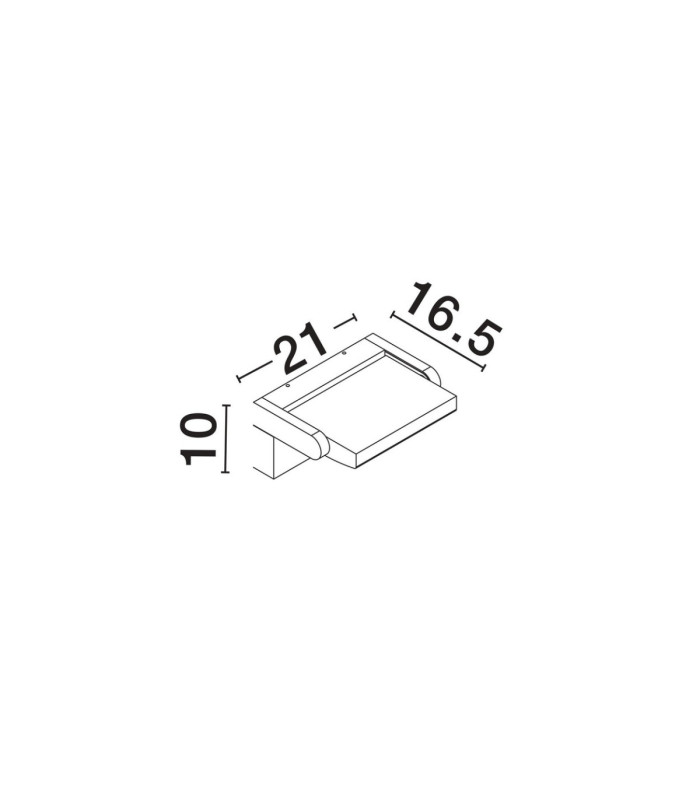 Sally Outdoor Wall Down Lamp Sandy Black LED 20W 1261lm 3000K IP54 Solar-7
