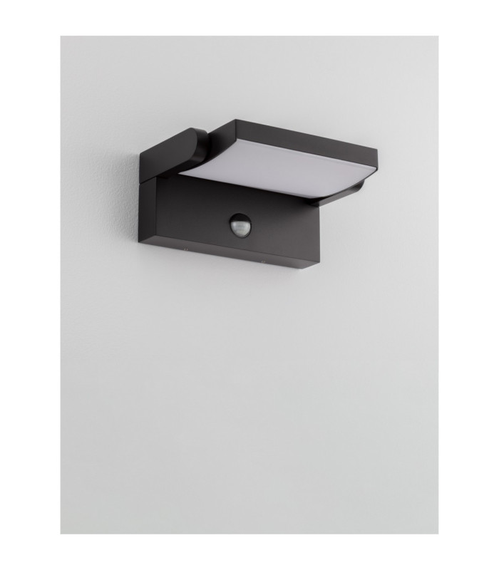 Gerber Outdoor Wall Down Lamp Sandy Black LED 20W 1261lm 3000K IP54 Solar Sensor-3