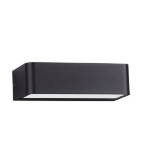 Videno Outdoor Wall Down Lamp Dark Anthracite LED 2W 225lm 3000K IP65 Solar-1
