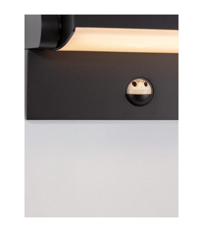 Gerber Outdoor Wall Down Lamp Sandy Black LED 20W 1261lm 3000K IP54 Solar Sensor-6
