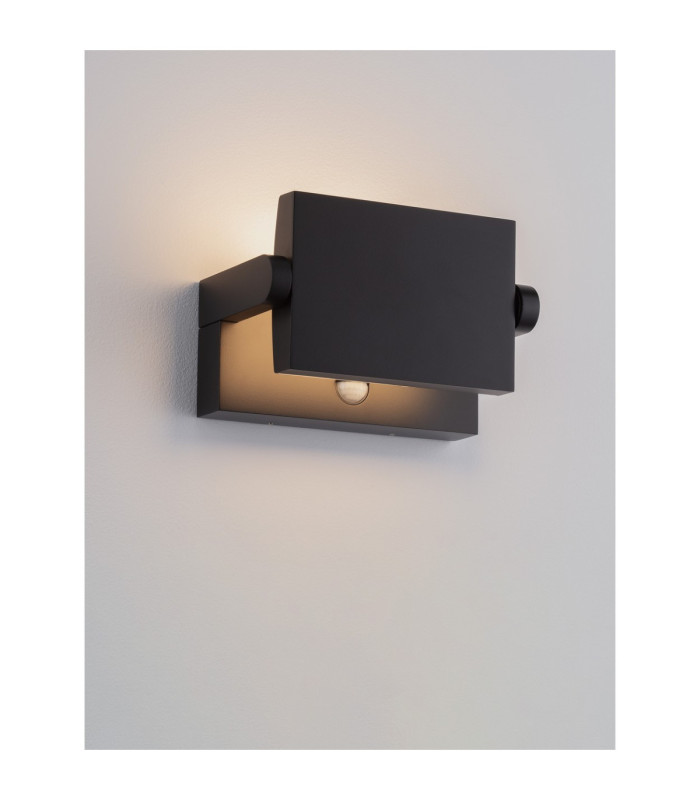 Gerber Outdoor Wall Down Lamp Sandy Black LED 20W 1261lm 3000K IP54 Solar Sensor-7