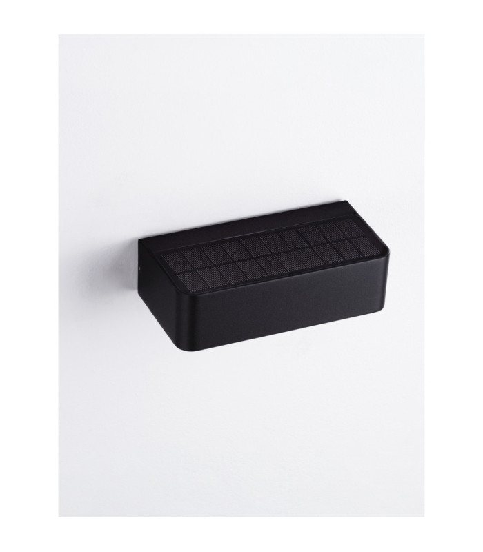 Videno Outdoor Wall Down Lamp Dark Anthracite LED 2W 225lm 3000K IP65 Solar-5