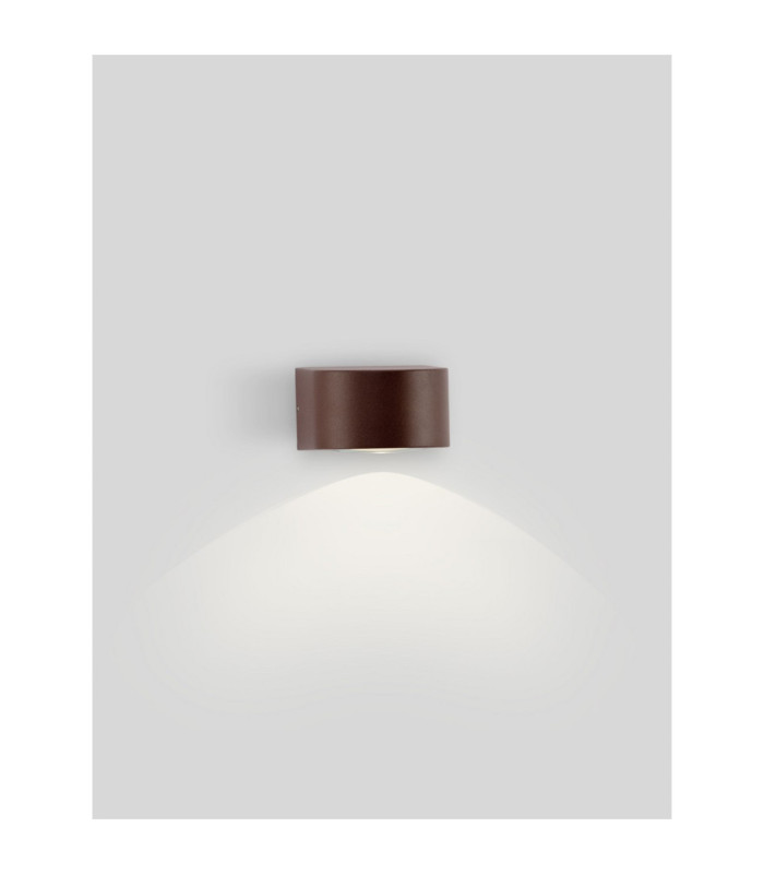 Opera Outdoor Wall Down Lamp Corten LED 6W 478lm IP54 3000K-4