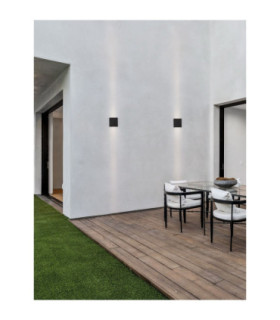 Elio Outdoor Up Down Wall Lamp Dark Anthracite LED 12W 1327lm IP65 3000K-2