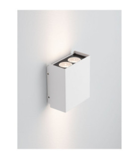Elio Outdoor Up Down Wall Lamp Sandy White LED 12W 1327lm IP65 3000K-2