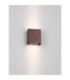 Elio Outdoor Up Down Wall Lamp Corten LED 12W 1327lm IP65 3000K-4