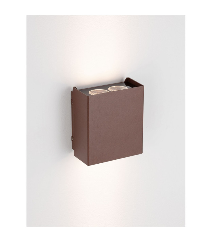 Elio Outdoor Up Down Wall Lamp Corten LED 12W 1327lm IP65 3000K-5