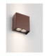 Elio Outdoor Up Down Wall Lamp Corten LED 12W 1327lm IP65 3000K-6