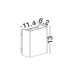 Elio Outdoor Up Down Wall Lamp Corten LED 12W 1327lm IP65 3000K-7