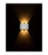 Duomo Outdoor Up Down Wall Lamp Sandy White LED 5W 400lm IP54 3000K-5
