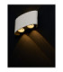 Duomo Outdoor Up Down Wall Lamp Sandy White LED 5W 400lm IP54 3000K-6