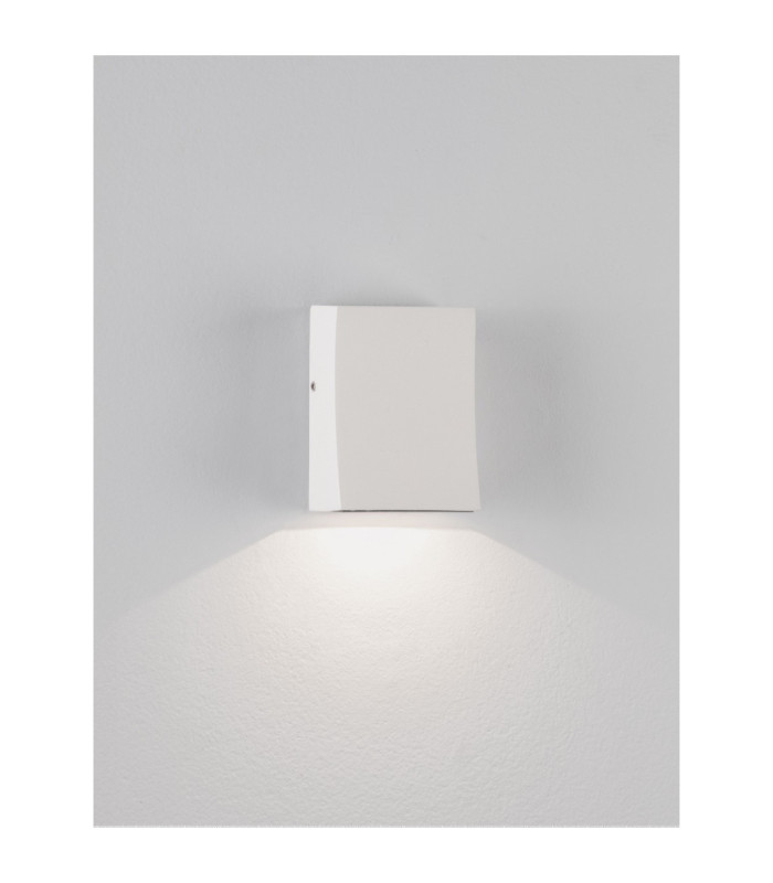 Boxy Outdoor Wall Down Lamp Sandy White LED 3W 157lm IP65 3000K-4