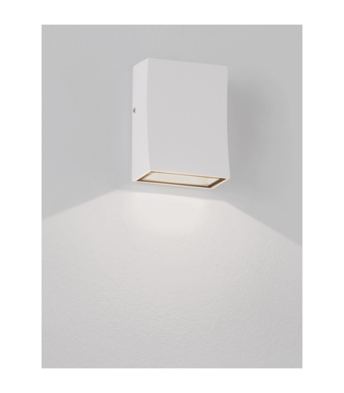 Boxy Outdoor Wall Down Lamp Sandy White LED 3W 157lm IP65 3000K-5