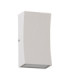 Boxy Outdoor Up Down Wall Lamp Sandy White LED 6W 312lm IP65 3000K-1