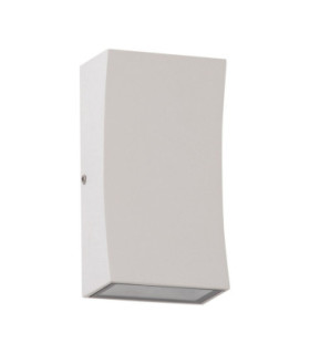 Boxy Outdoor Up Down Wall Lamp Sandy White LED 6W 312lm IP65 3000K-1