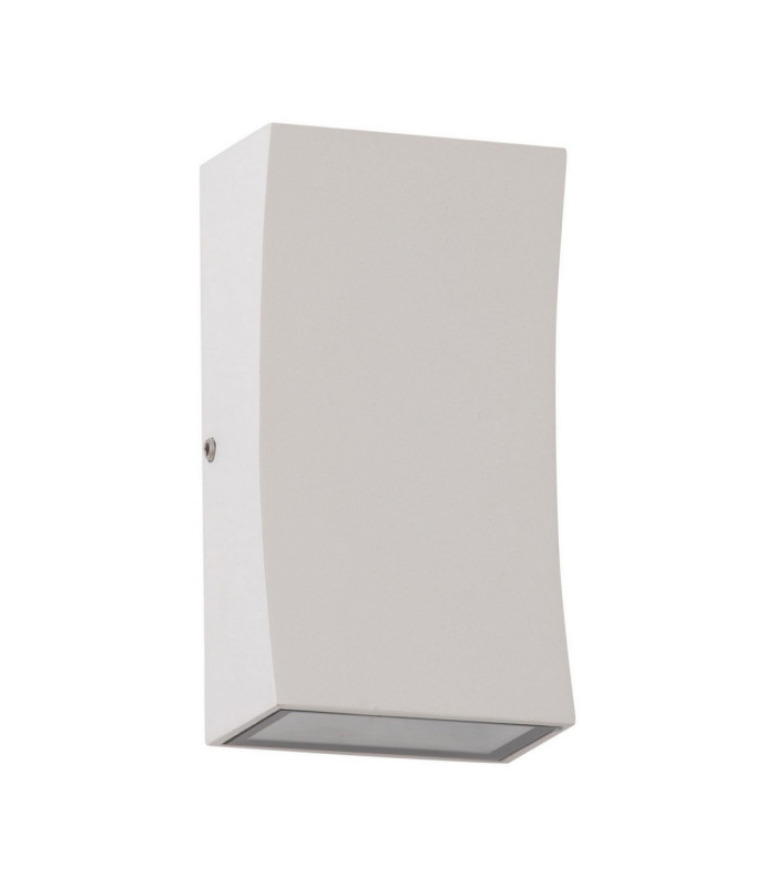 Boxy Outdoor Up Down Wall Lamp Sandy White LED 6W 312lm IP65 3000K-1