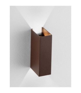 Orion Outdoor Up Down Wall Lamp Corten LED 4W 161lm IP54 3000K-2