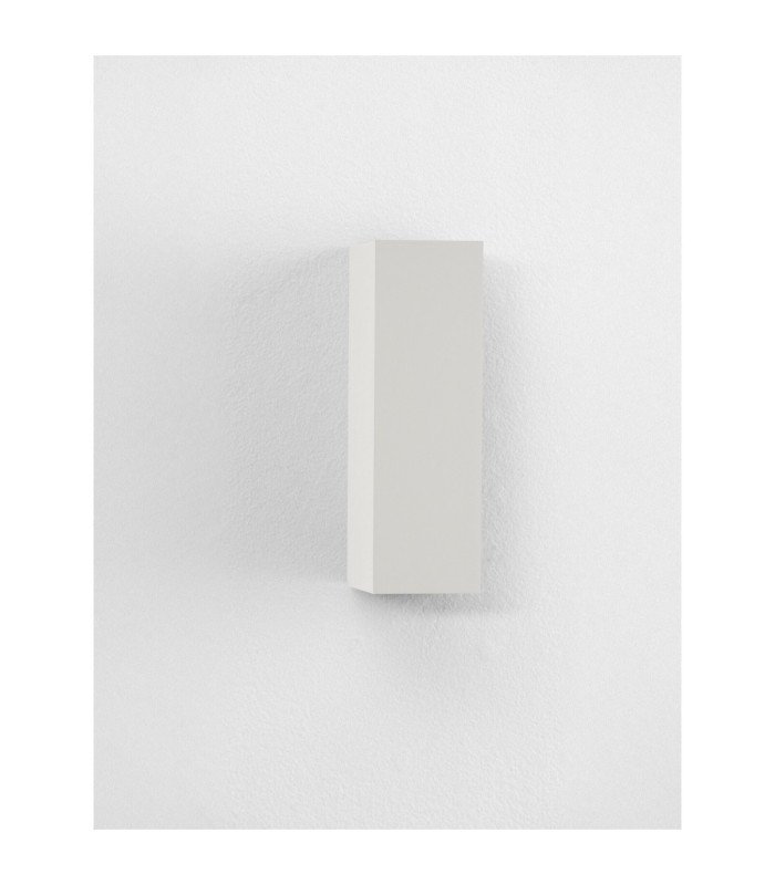 Orion Outdoor Up Down Wall Lamp Sandy White LED 4W 161lm IP54 3000K-3