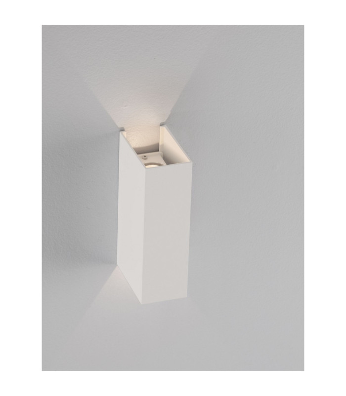 Orion Outdoor Up Down Wall Lamp Sandy White LED 4W 161lm IP54 3000K-5