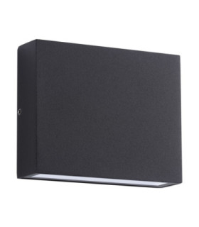 Tick Outdoor Up Down Wall Lamp Sandy Black LED 7W 416lm IP54 3000K-1