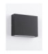 Tick Outdoor Up Down Wall Lamp Sandy Black LED 7W 416lm IP54 3000K-3