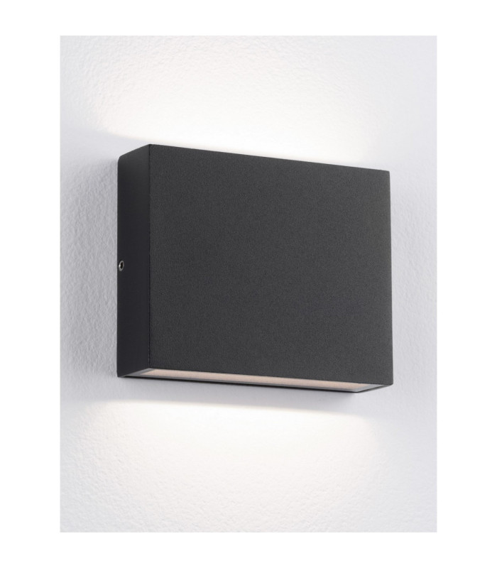 Tick Outdoor Up Down Wall Lamp Sandy Black LED 7W 416lm IP54 3000K-4