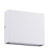 Tick Outdoor Up Down Wall Lamp Sandy White LED 7W 416lm IP54 3000K-1