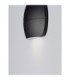 Prato Outdoor Up Down Wall Lamp Sandy Black LED 10W 434lm IP65 3000K-5