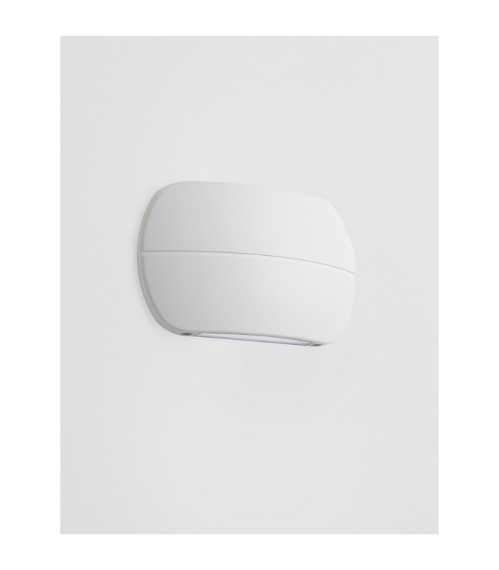 Prato Outdoor Up Down Wall Lamp Sandy White LED 10W 434lm IP65 3000K-3