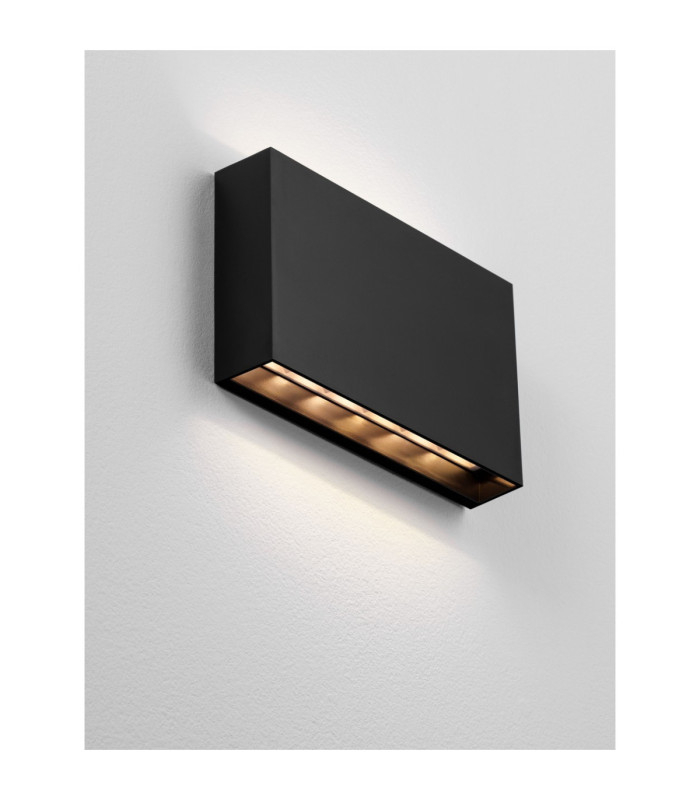 Yoko Outdoor Up Down Wall Lamp Sandy Black LED 13W 788lm IP65 3000K-6