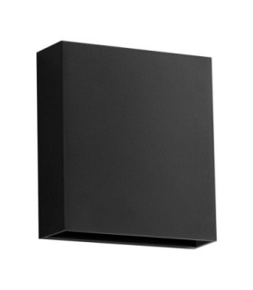 Way Outdoor Up Down Wall Lamp Sandy Black LED 6W 421lm IP65 3000K-1