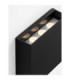 Way Outdoor Up Down Wall Lamp Sandy Black LED 6W 421lm IP65 3000K-5