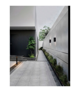 York Outdoor Up Down Wall Lamp Sandy Black GU10 2x10W IP65-2