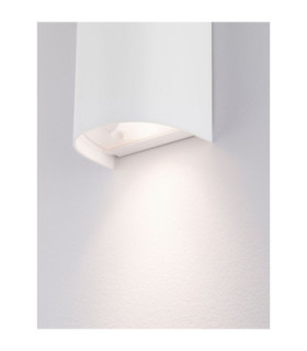 York Outdoor Up Down Wall Lamp Sandy White GU10 2x10W IP65-2