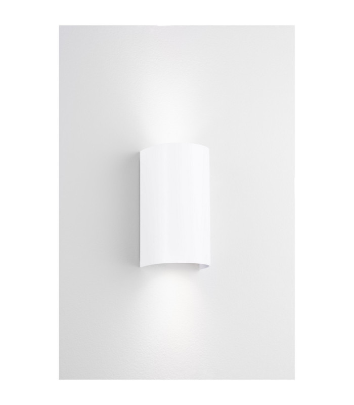 York Outdoor Up Down Wall Lamp Sandy White GU10 2x10W IP65-4
