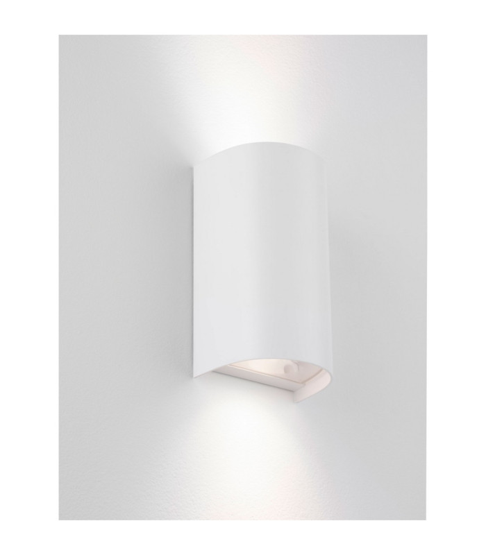 York Outdoor Up Down Wall Lamp Sandy White GU10 2x10W IP65-5