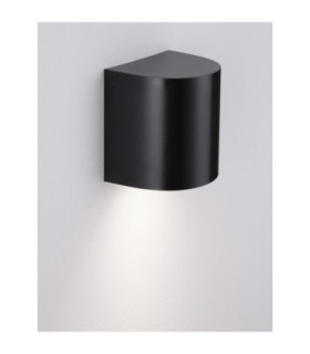 York Outdoor Wall Down Lamp Sandy Black GU10 1x10W IP65-2