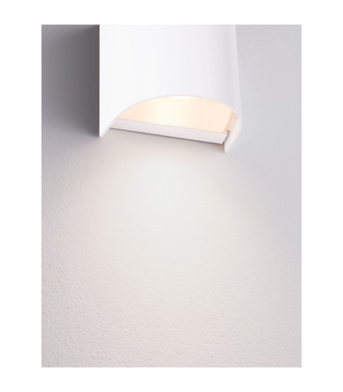 York Outdoor Wall Down Lamp Sandy White GU10 1x10W IP65-5